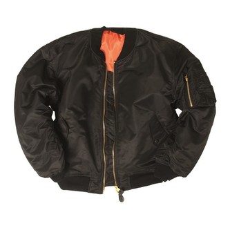 Bunda bomber MA1 BASIC ČERNÁ vel.XL