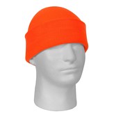 Čepice jemně pletená FINE AKRYL ORANŽOVÁ