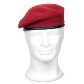 Baret COMMANDO korálově ČERVENÝ vel.62