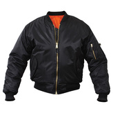 Bunda ULTRA FORCE MA1 FLIGHT ČERNÁ vel.8XL
