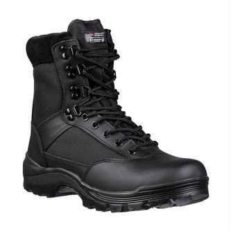 Boty TACTICAL se zipem YKK ČERNÉ