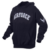 Mikina AIR FORCE s kapucou TMAVĚ MODRÁ vel.XL