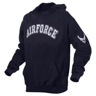 Mikina AIR FORCE s kapucou TMAVĚ MODRÁ vel.XL