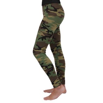 Legíny maskáčové WOODLAND vel.XXL