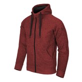 Mikina COVERT TACTICAL ČERVENÁ MELANŽ vel.M