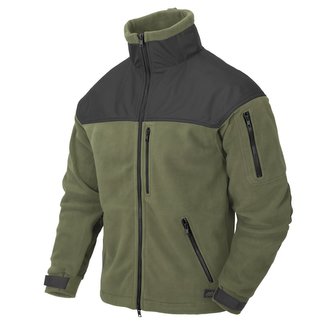 Bunda CLASSIC ARMY fleece ZELENOČERNÁ vel.S