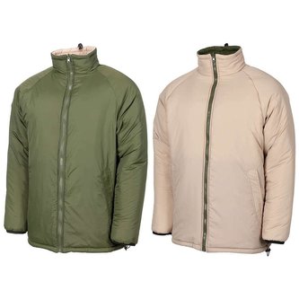 Bunda GB oboustranná ZELENÁ/PÍSKOVÁ vel.4XL