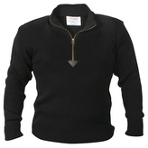 Svetr ACRYLIC COMMANDO 1/4 zip ČERNÝ vel.XXL