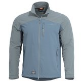 Bunda ELITE LIGHT softshell ŠEDO/MODRÁ vel.M