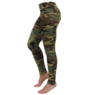 Legíny maskáčové WORKOUT WOODLAND vel.S