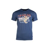 Triko krátký rukáv PIN UP MODRÉ vel.XL