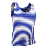 Tílko MARINE proužkované SVĚTLE MODRÉ vel.M / 52