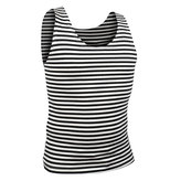 Tílko MARINE proužkované ČERNÉ