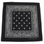 Šátek BANDANA 55x55 cm ČERNÁ/BÍLÁ