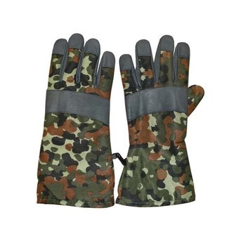 Rukavice prstové FLECKTARN kožené dlaně vel.9