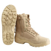 Boty TACTICAL se zipem YKK KHAKI vel.US7 / EU40