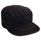 Čepice VINTAGE FATIGUE ČERNÁ vel.S (7)