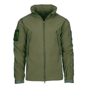 Bunda TACTICAL 101 INC Softshell ZELENÁ vel.XL