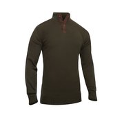 Svetr 3 knoflíky ZELENÝ vel.S