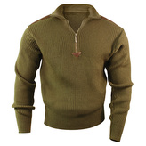 Svetr ACRYLIC COMMANDO 1/4 zip ZELENÝ vel.L