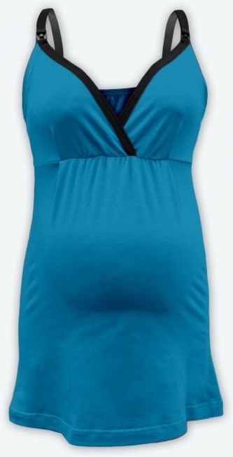 JOŽÁNEK Těhotenské, kojící tilko - tyrkys do zelena, vel. L/XL; L/XL