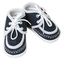 Kojenecké capáčky/botičky s obšitím, Baby Nellys, jeans, vel. 62/68, 11,5cm