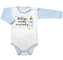 Body dl. rukáv s vtip. textem Baby Nellys, Miluju noční svačinky, vel. 74, kluk; 74 (6-9m)