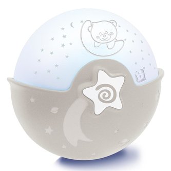 Infantino Noční lampička s projekcí - ecru