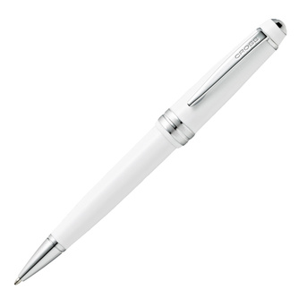 Cross, Kuličkové pero Bailey Light, (F) tenký, polished white