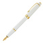 Cross, Plnicí pero Bailey light, (M) střední, glossy white/gold
