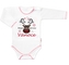 Baby Nellys Body dlouhý rukáv Moje první Vánoce, Sob, bílé, vel. 86; 86 (12-18m)