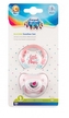 Sada 2 ks anatomických dudlíků, 6 -18 m, Canpol Babies - Little flower, Ptáček
