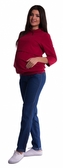 Be MaaMaa Těhotenské kalhoty - tmavý jeans; M (38)