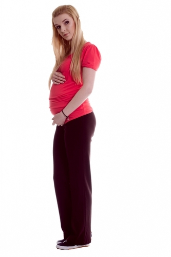 Be MaaMaa Těhotenské tepláky - hnědé, vel. M; M (38) Be MaaMaa Těhotenské tepláky - hnědé, vel. M; M (38)