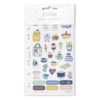 Filofax, Samolepky Domov