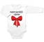 Body dlouhý rukáv s vtipným textem Baby Nellys, Nejkrásnější dárek, bílé, vel. 86; 86 (12-18m)