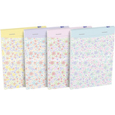 Oxford, Blok Floral, A6, 80 listů, linkovaný