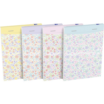 Oxford, Blok Floral, A6, 80 listů, linkovaný