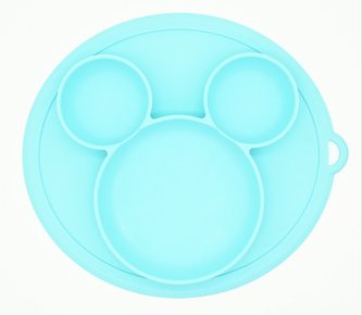 Baby in World Silikonová miska - modrá