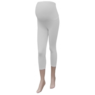 Gregx Těhotenské legíny 3/4 délka - bílá, vel. XXXL
