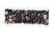 Hand Made Dvouvrstvá proplétaná čelenka Palouček, grafit, 92/98; 92/98 (18-36m)