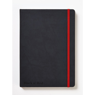 Oxford, Zápisník Black n´ Red Journal, 72 listů, linkovaný, pevné desky, A5, černá