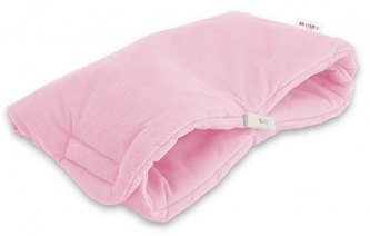 Luxusní rukávník Velvet Baby Nellys, 40 x 20cm - sv. růžová Luxusní rukávník Velvet Baby Nellys, 40 x 20cm - sv. růžová