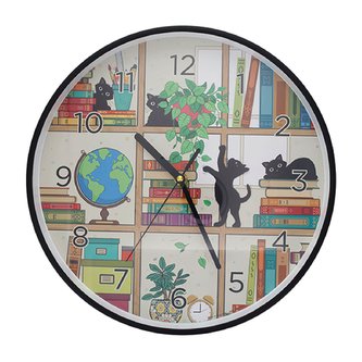 Hodiny nástěnné 30 cm HOR34H03 BUG ART KIUB