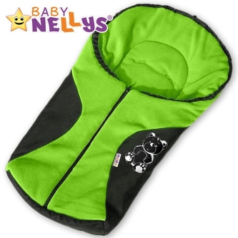 Fusák nejen do autosedačky Baby Nellys ® POLAR - zelený medvídek Fusák nejen do autosedačky Baby Nellys ® POLAR - zelený medvídek