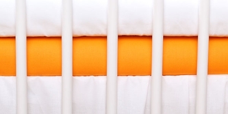 Baby Nellys Jersey prostěradlo oranžové 120x60