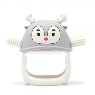 Silikonové kousátko Sob, Smily Mia, šedé Silikonové kousátko Sob, Smily Mia, šedé