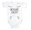 Body krátký rukáv s vtipným textem Baby Nellys, To dáš Tati!, vel. 86, kluk; 86 (12-18m)