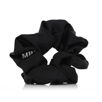 MURU saténová scrunchie gumička - černá