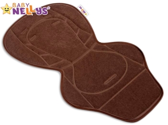 Vložka do kočárku Baby Nellys ® - hnědá Vložka do kočárku Baby Nellys ® - hnědá